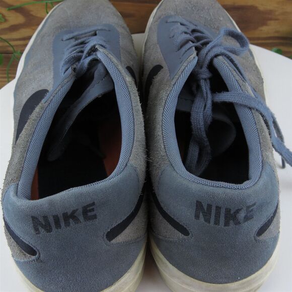 Nike Sz 13 Sneaker‎ Gray Leather Men Medium (D, M) Athletic - Picture 8 of 11